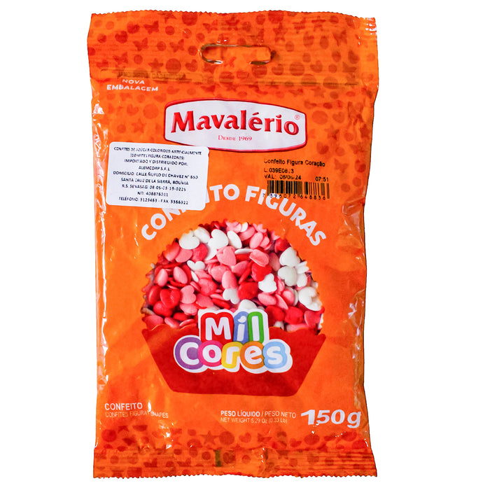 Confites Mavalerio Figuras Corazones X 150G