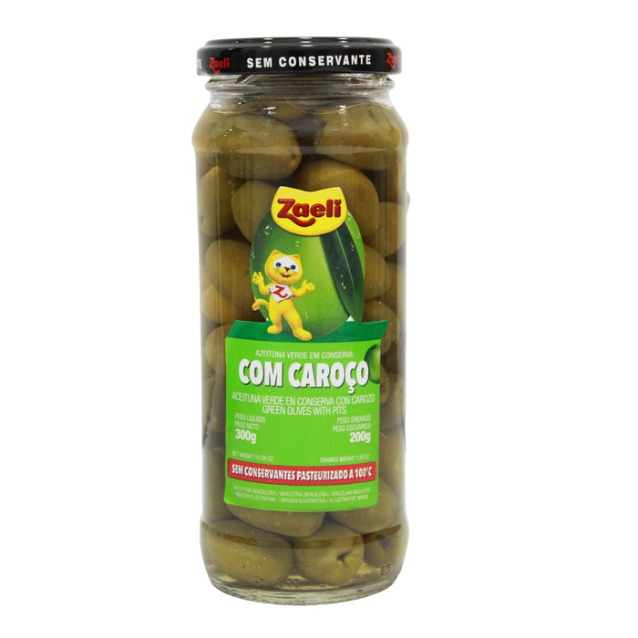 Zaeli aceituna verde con carozo x 200gr