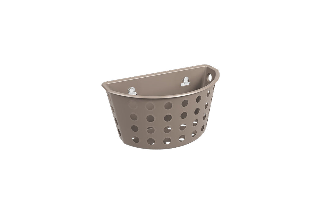 Cesta Coza De Plástico Con Ventosas One Warm Gray