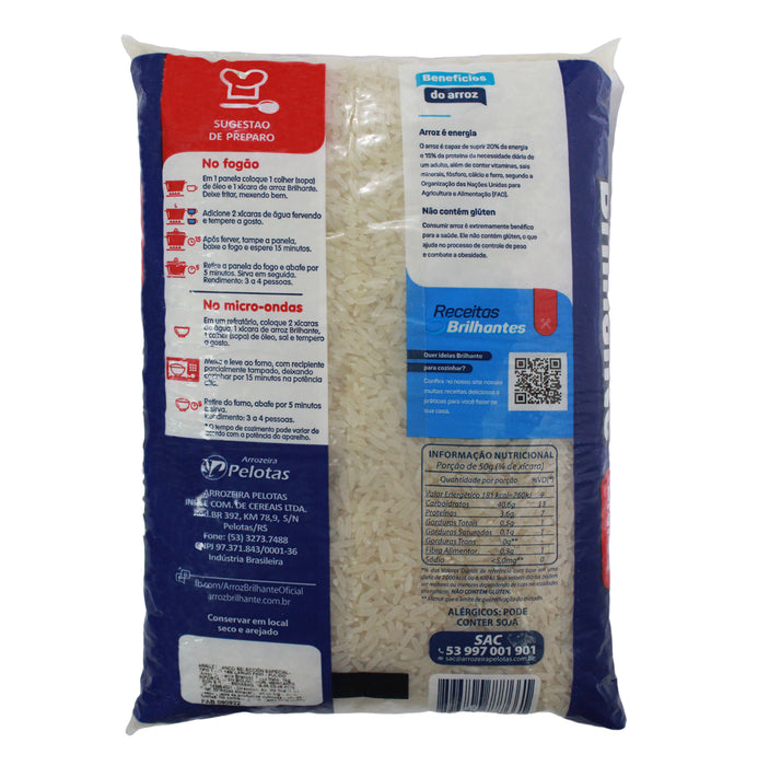 Arroz Branco Brilhante X 1Kg