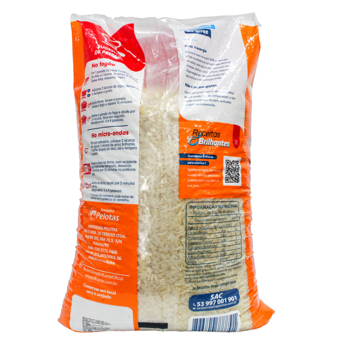 Arroz Brilhante Parboilizado X 5Kg