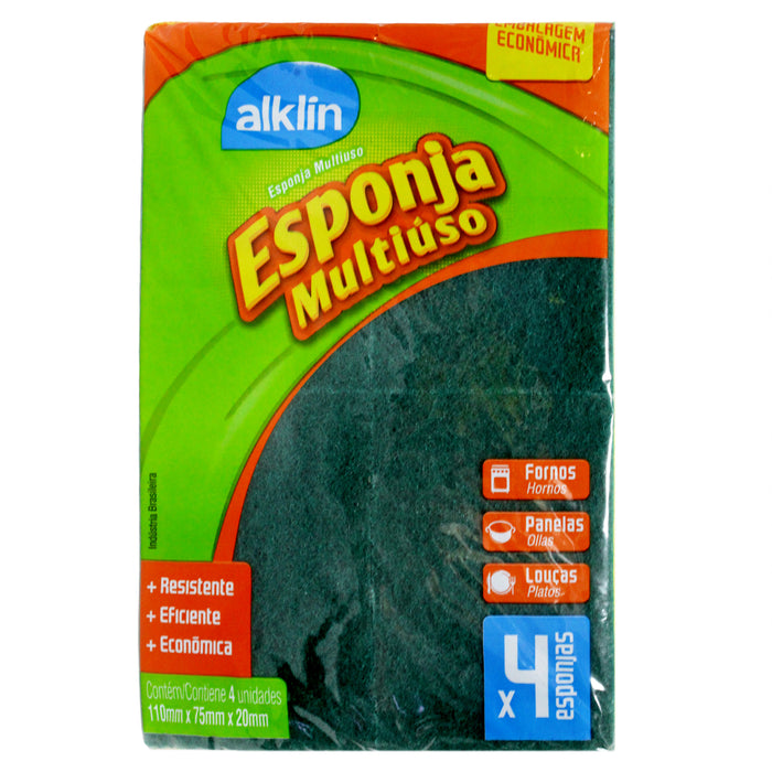 Alklin Esponja Multiuso X 4 Unidades