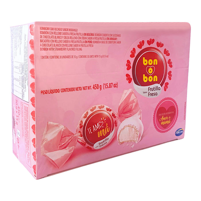 Bon O Bon Te Amo Mamá Frutilla Fresa Paquete X 450G