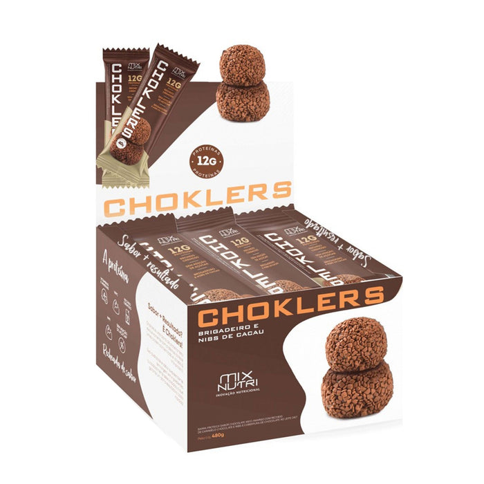 Barra Proteica Mix Nutri Brigadeiro Choklers X 40G