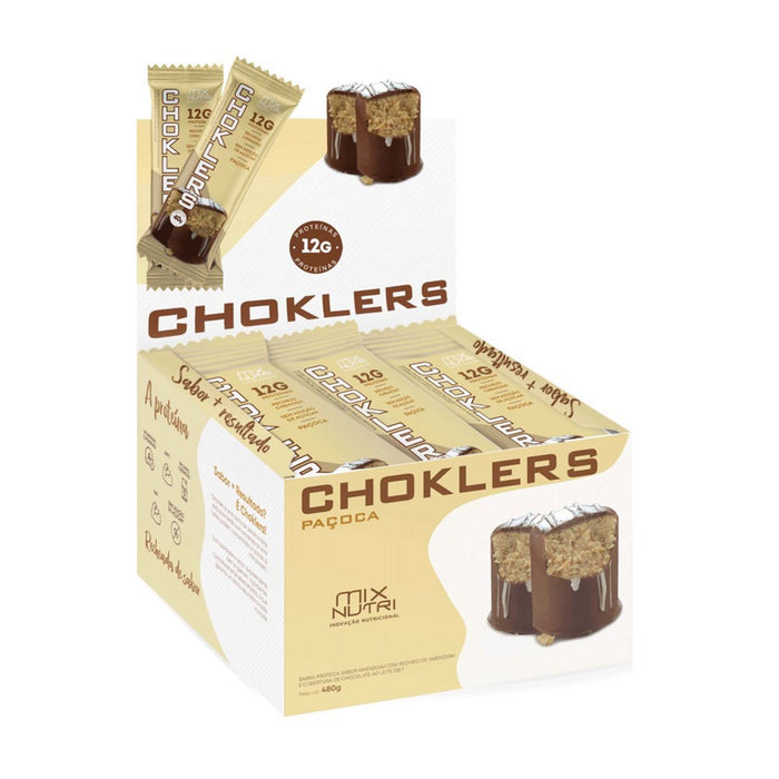 Barra Proteica Mix Nutri Choklers Paçoca X 40G