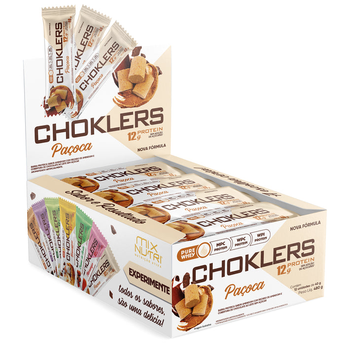 Barra Proteica Mix Nutri Choklers Paçoca X 40G