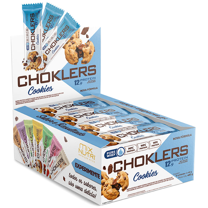 Barra Proteica Mix Nutri Cookies Choklers X 40G