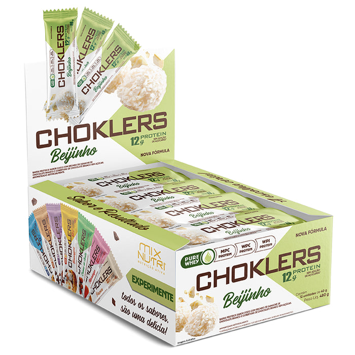 Mix Nutri Barra Proteica Beijinho Choklers X 40G