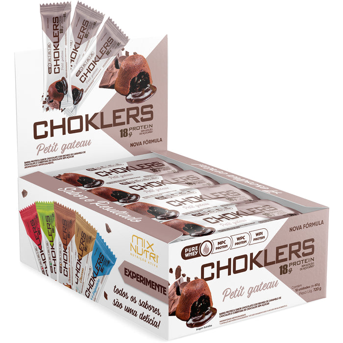 Choklers Barra Proteica Petit Gateau X 60G