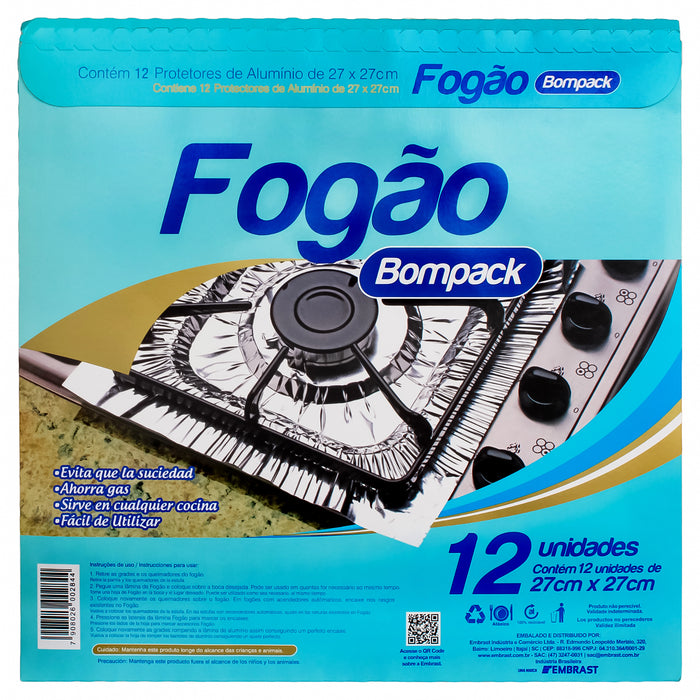 Bompack Protector De Aluminio X 12 Unidades