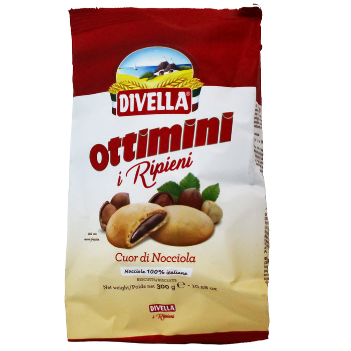 Divella Galletas Rellenas Avellana Bolsa X 300G