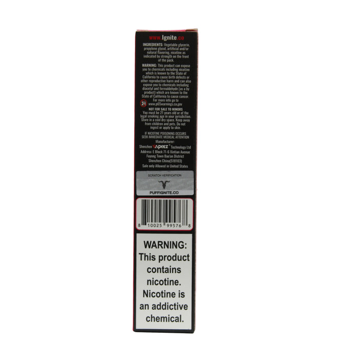 Ignite Watermelon Ice Vape 1500 Puffs