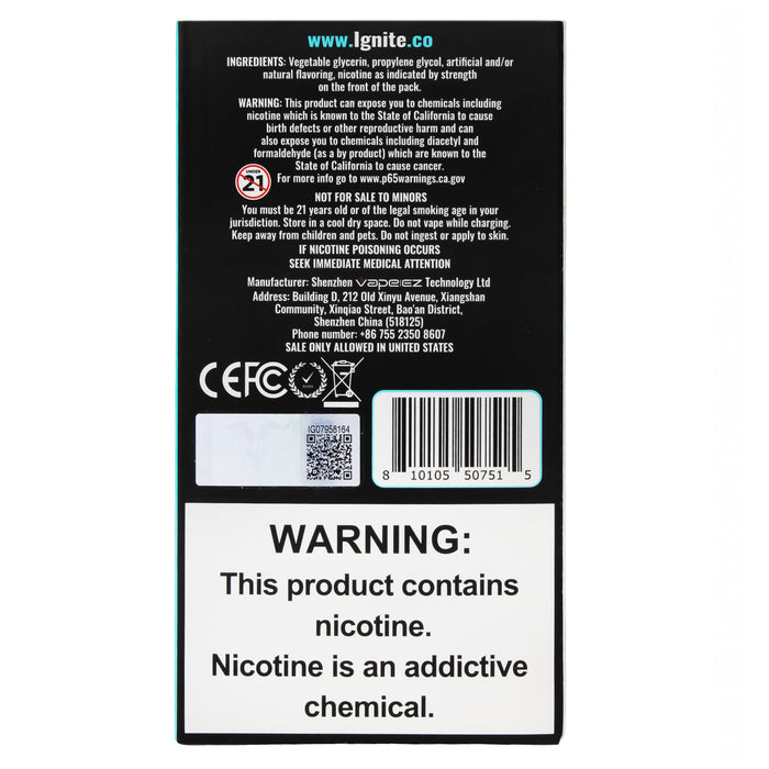 Ignite Vape Icy Mint 6000 Puffs
