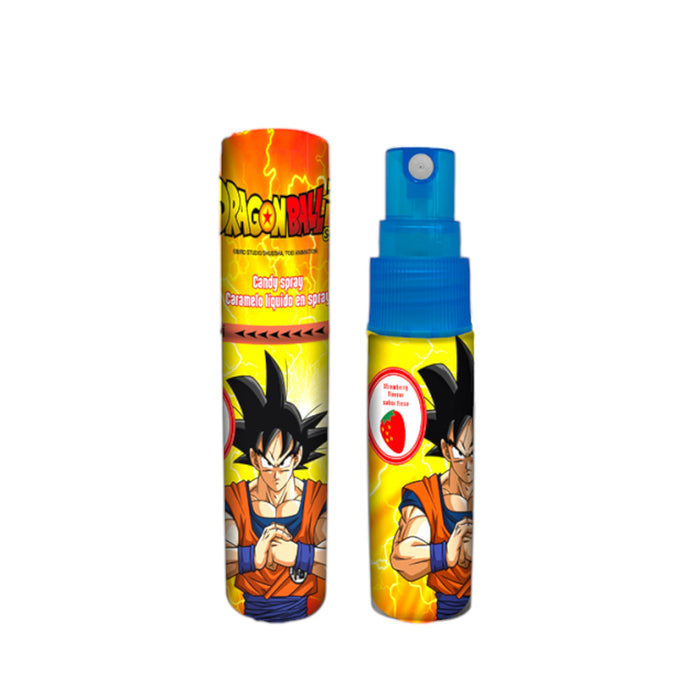 Caramelo Dragon Ball Liquido En Spray Sabor Fresa