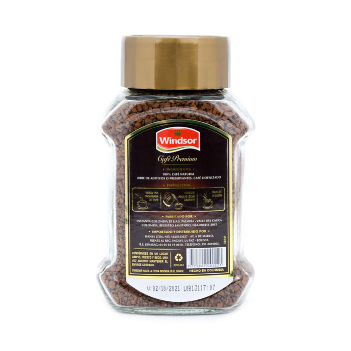 Café Windsor Liofilizado Premium X 100G