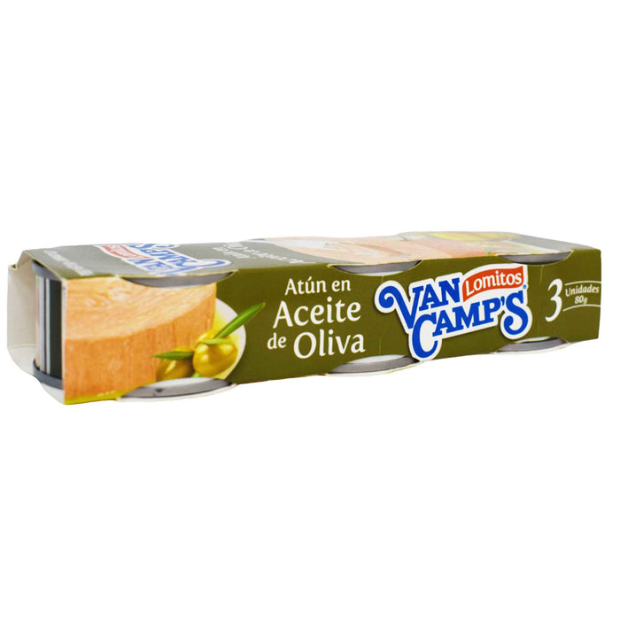 Atún Van Camps Oliva 3 Unidades Abre Fácil X 80G