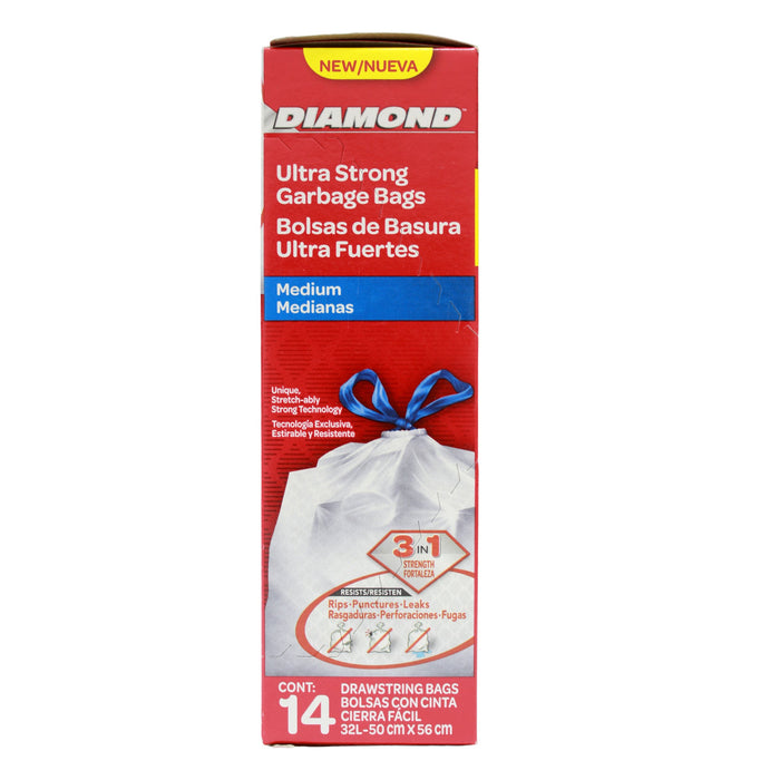 Diamond Bolsa De Basura X 14 Unidades Medium