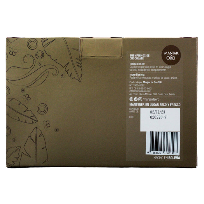 Manjar de oro submarinos chocolate 200gr x 8 unidades