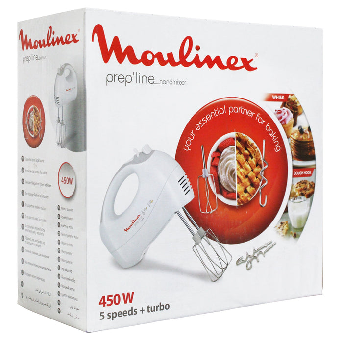 Batidora Manual Moulinex 450W De Potencia