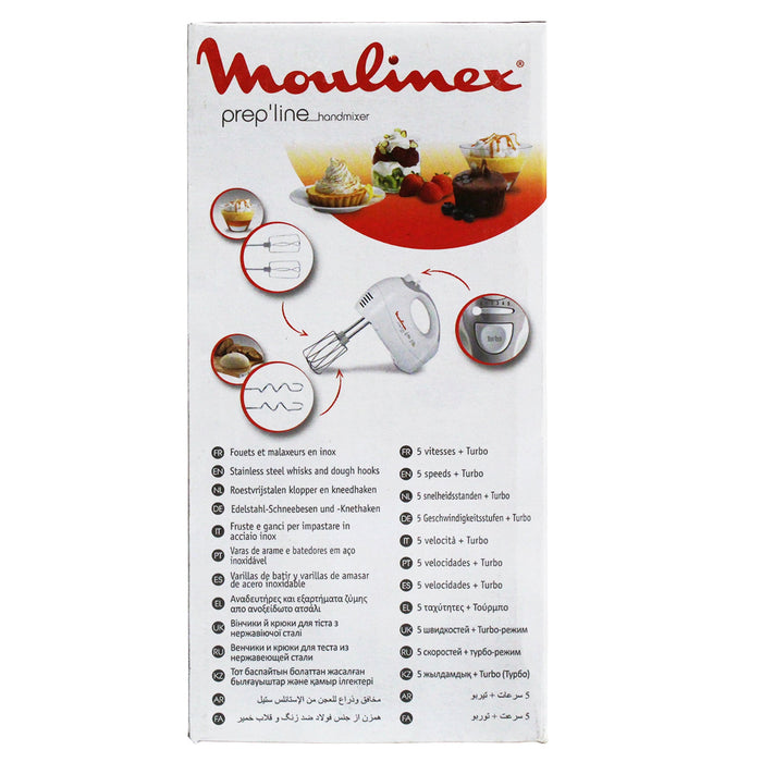 Batidora Manual Moulinex 450W De Potencia