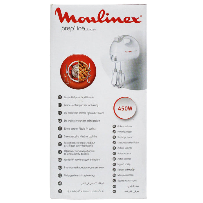 Batidora Manual Moulinex 450W De Potencia