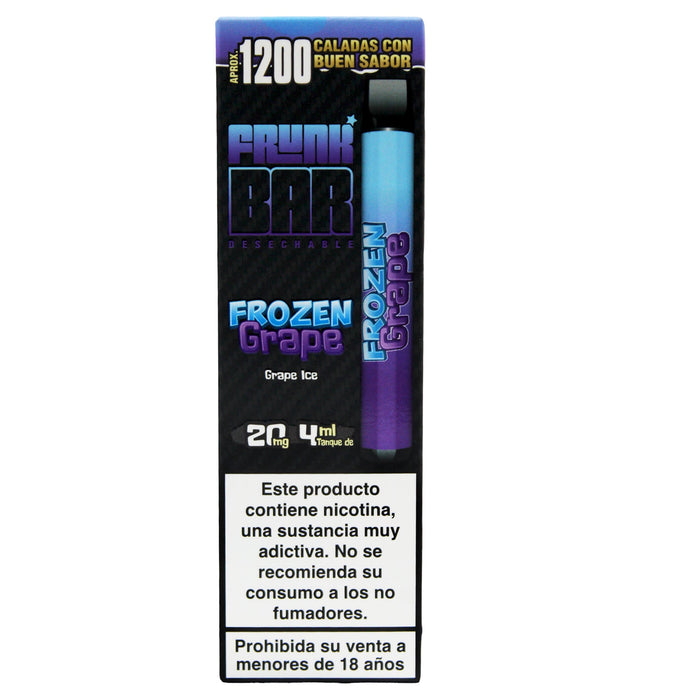 Frunk bar vape frozen grape 1200 puff