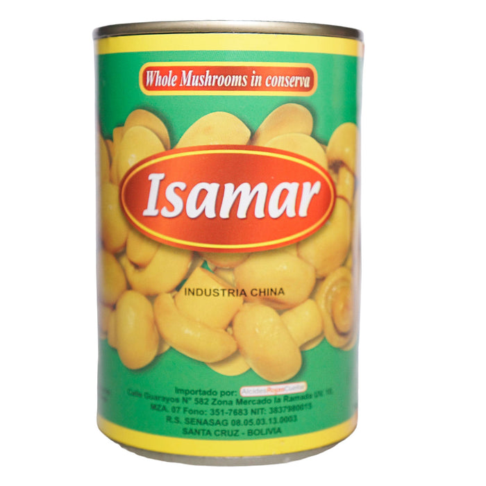 Champiñones Isamar Enteros En Lata X 425G