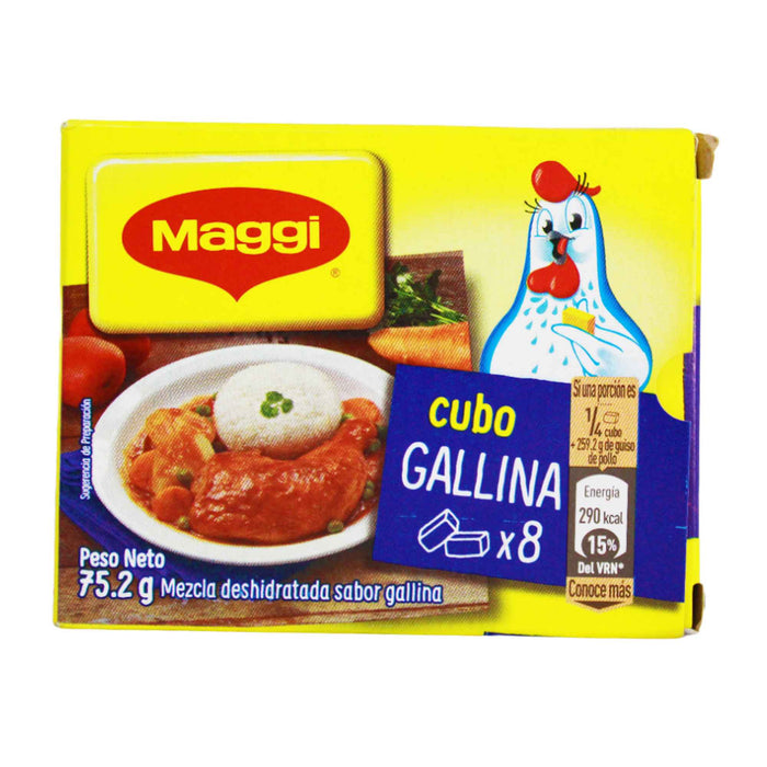 Maggi Caldo En Cubo Sabor Gallina X 75.2G