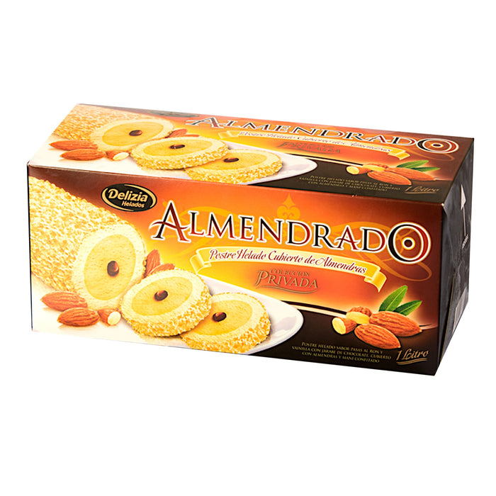 Delizia postre helado almendrado x 1000ml