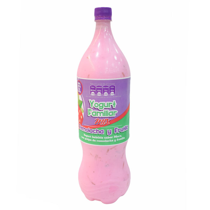 Delizia yogurt remolacha y frutilla x 2lt