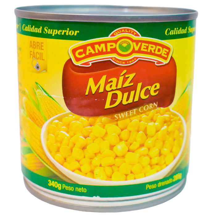 Maíz Dulce Campo Verde En Lata X 340G