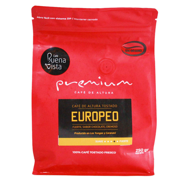 Café Tostado En Grano Buena Vista Europeo X 250G