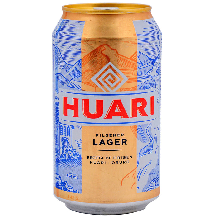 Huari cerveza lata x 354ml