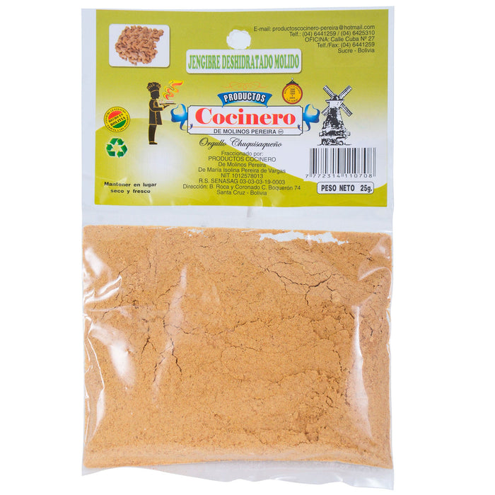Jengibre Molido Cocinero Bolsita X 25G