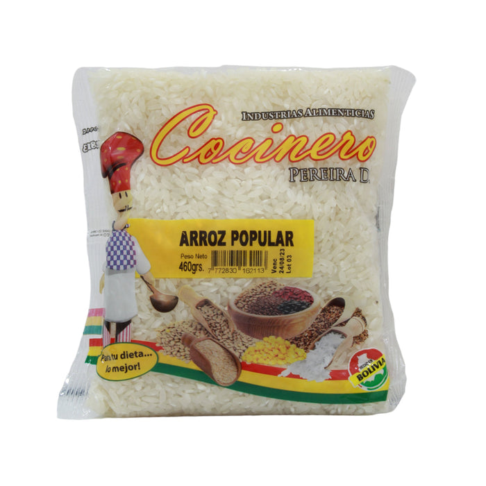Arroz Popular Cocinero Bolsa X 460G