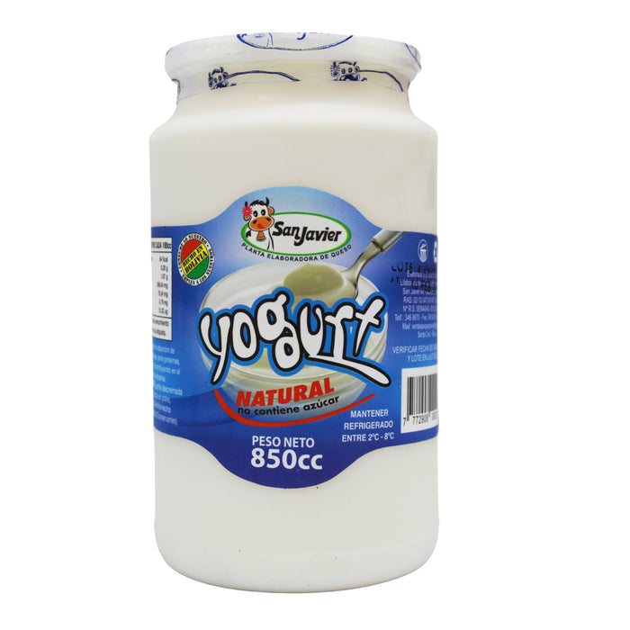 San Javier Yogurt Natural X 850Cc