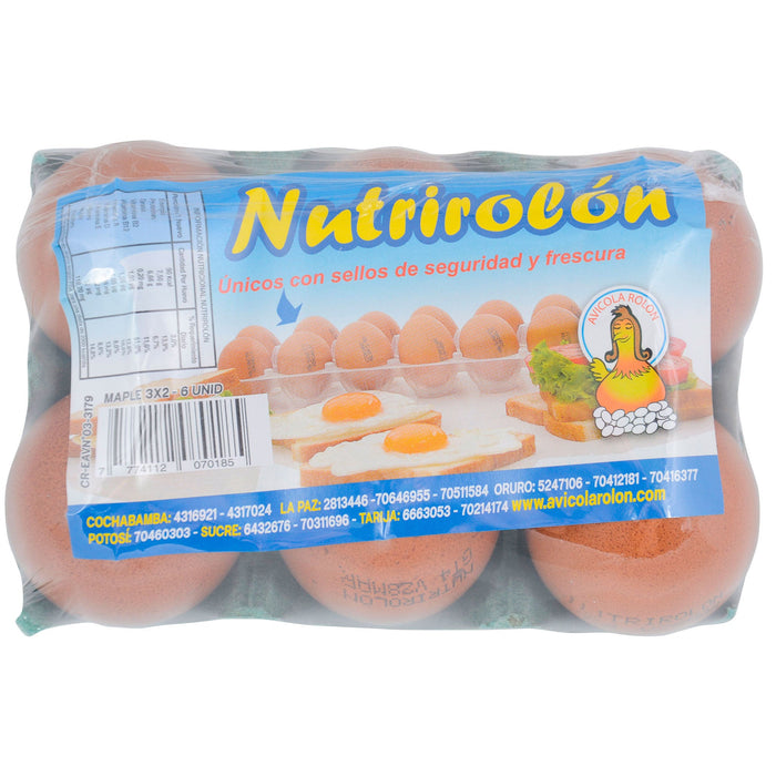 Barra De Cereal Nutrirolón Maple X 6 Unidades