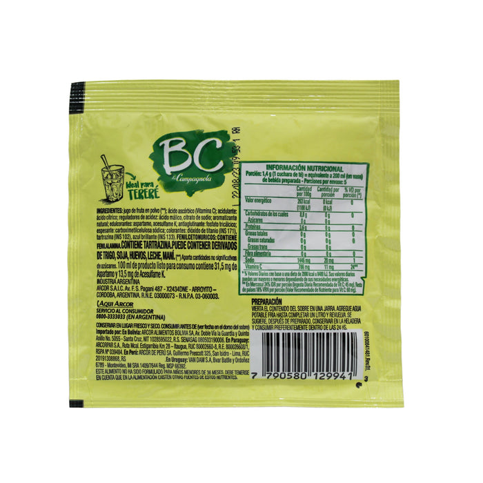 Bc La Campagnola Refresco Sobre Limonada X 7G