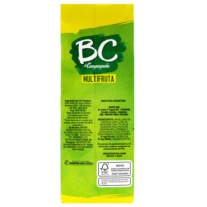 Bc La Campagnola Multifruta Jugo X 1 L