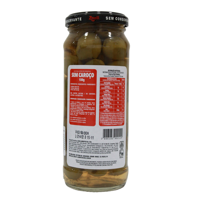 Zaeli aceituna verde sin semilla x 150gr