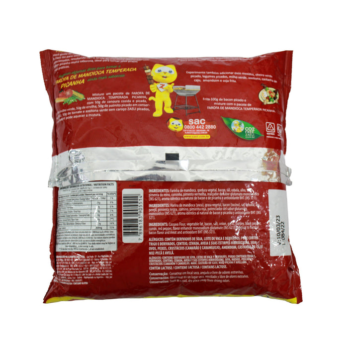 Zaeli farofa de mandioca picanha x 500gr