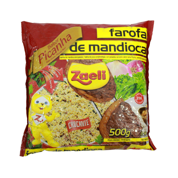 Zaeli farofa de mandioca picanha x 500gr