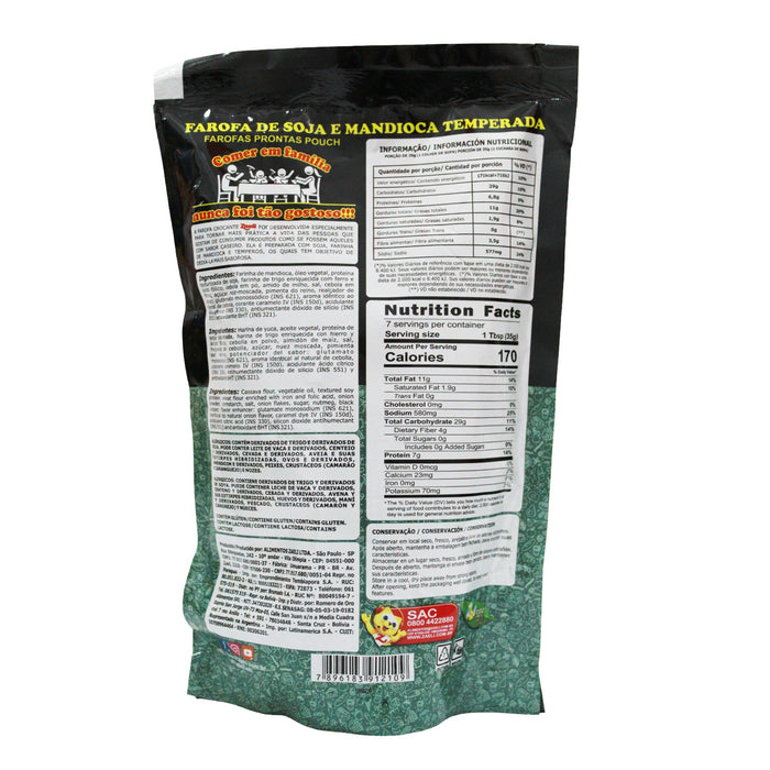 Zaeli farofa de mandioca crocante x 250gr