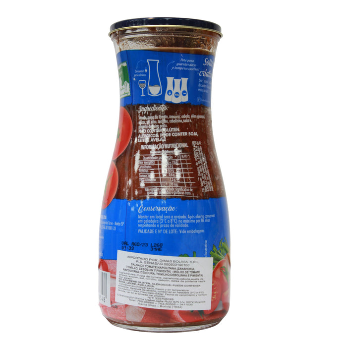 Sacciali salsa de tomate napolitana x 530gr