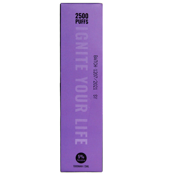 Ignite Vape Blueberry Raspberry Ice 2500 Puffs