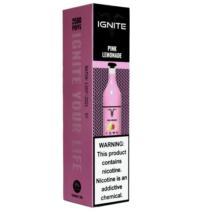 Ignite Vape Pink Lemonade 2500 Puffs