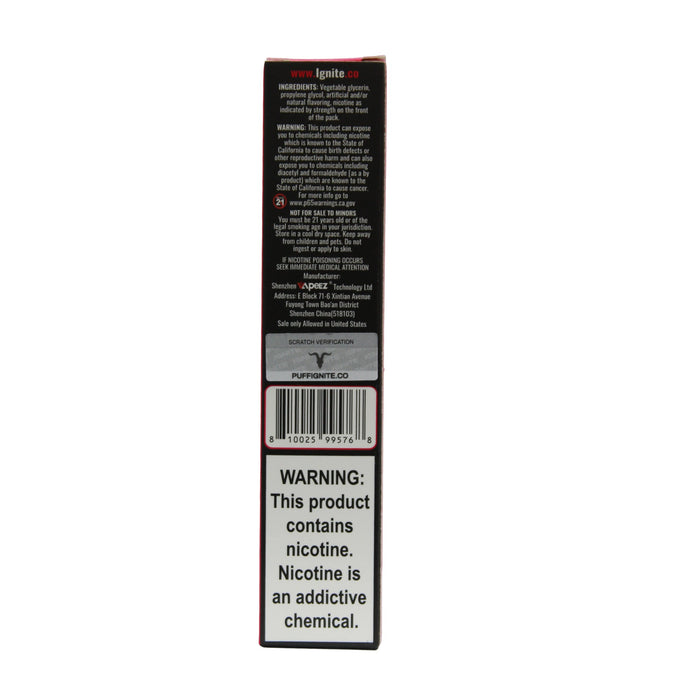 Ignite Watermelon Ice Vape 1500 Puffs