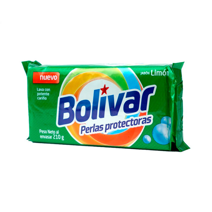 Bolivar Jabon Perlas Protectoras Limon X 210Gr