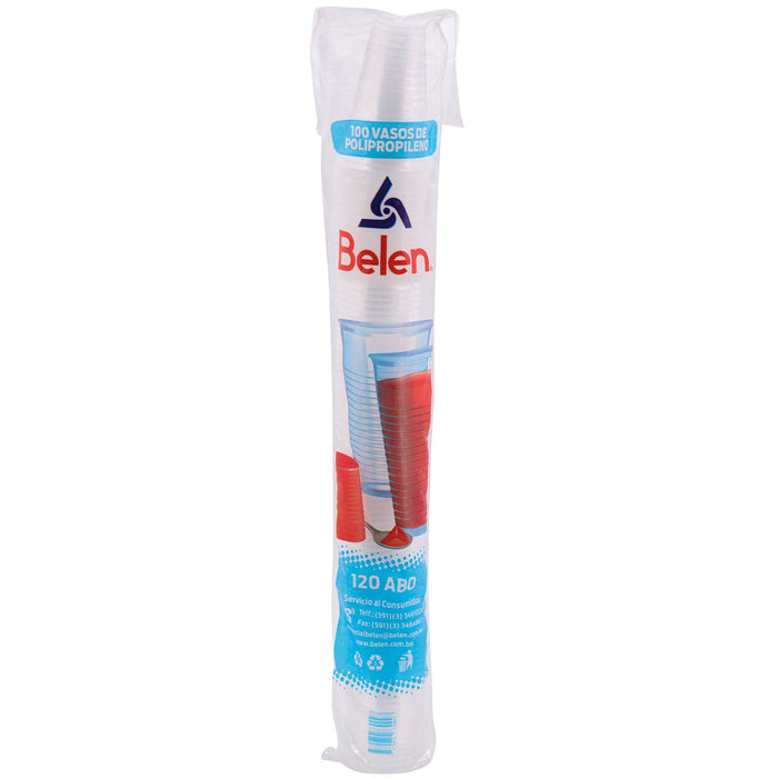 Belen Vasos Desechables De 120Ml X 100 Unidades